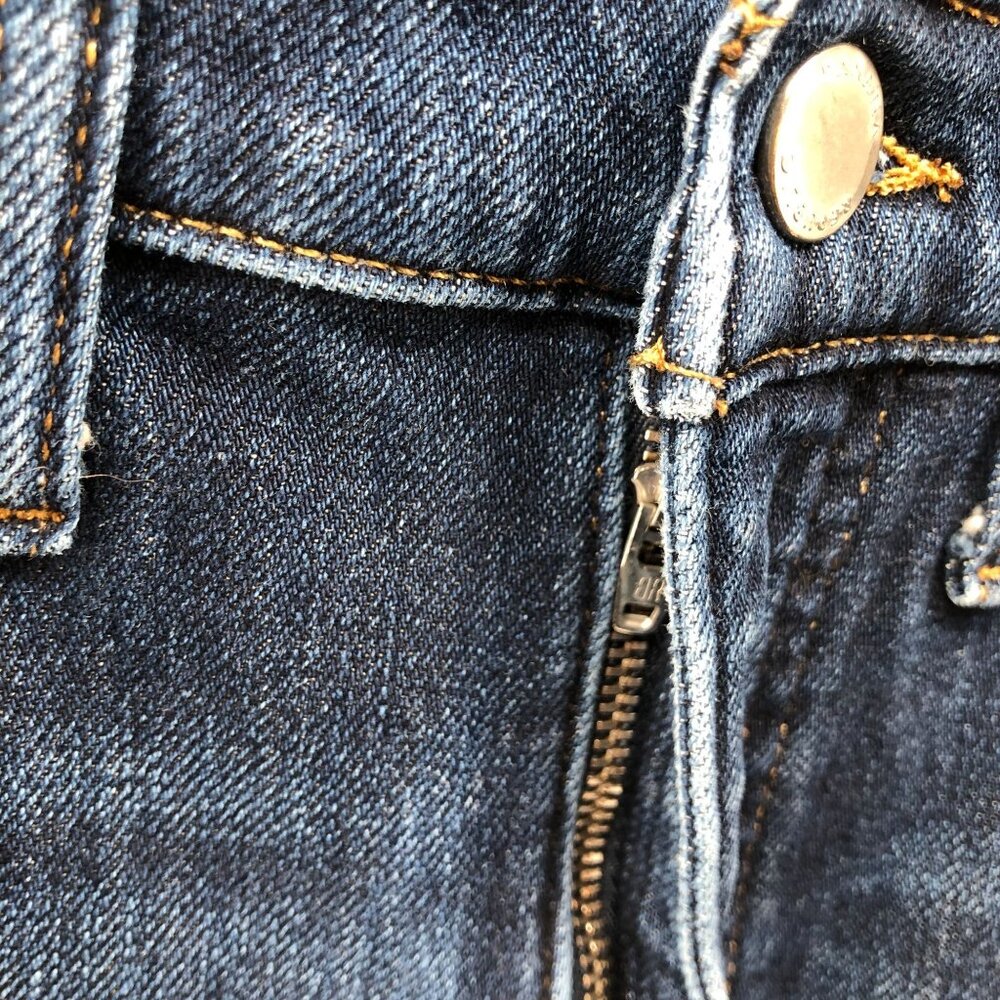 Banana Republic The Slim Jean Womens 27 Short 27P (4P) Washwell Blue Dark‎ Wash - Picture 5 of 10